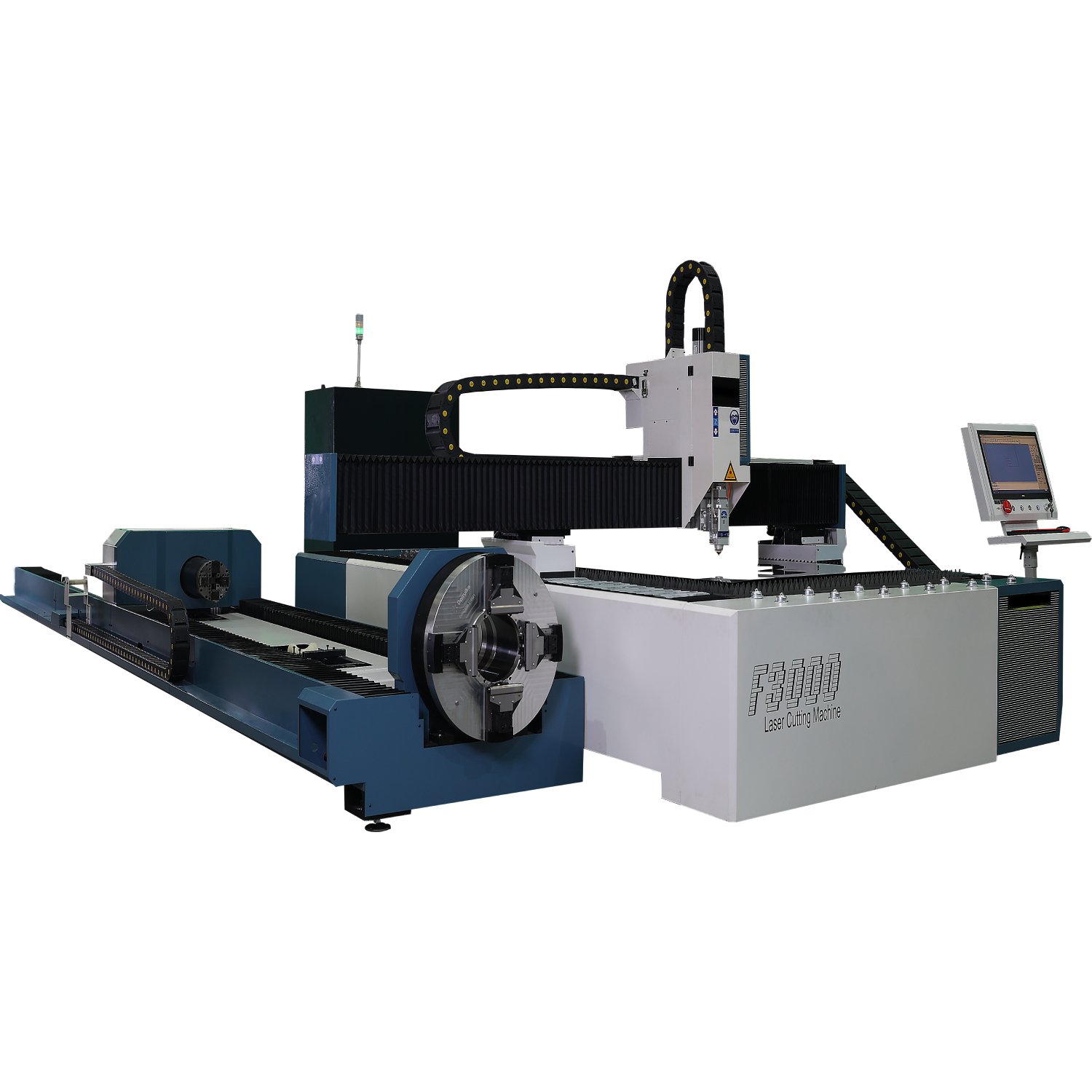 Hot Sell Laser Cutting Machine With Rotary Device Fiber Laser Cutting Machine for Metal and Pipe 3000W Laser Source